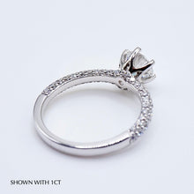 Load image into Gallery viewer, Moissanite Engagement Ring Lab Diamond Wedding Bands Where to buy Manila Philippines