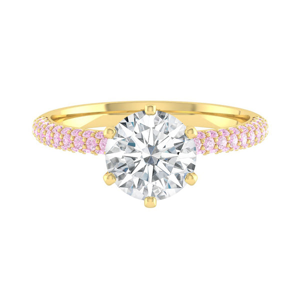Lucce Angela Luxe Rosé Round Diamond