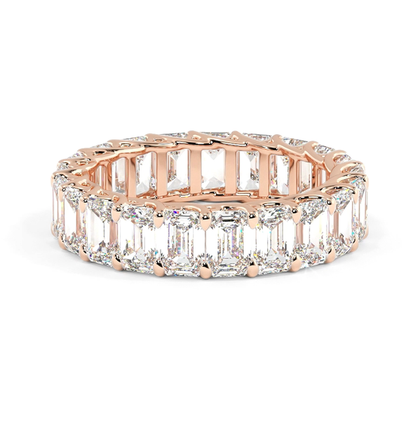 Rivera Emerald Eternity Moissanite
