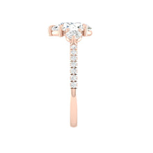 Load image into Gallery viewer, Lucce Siena Pavé Pear Diamond