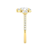 Load image into Gallery viewer, Lucce Siena Pavé Pear Diamond
