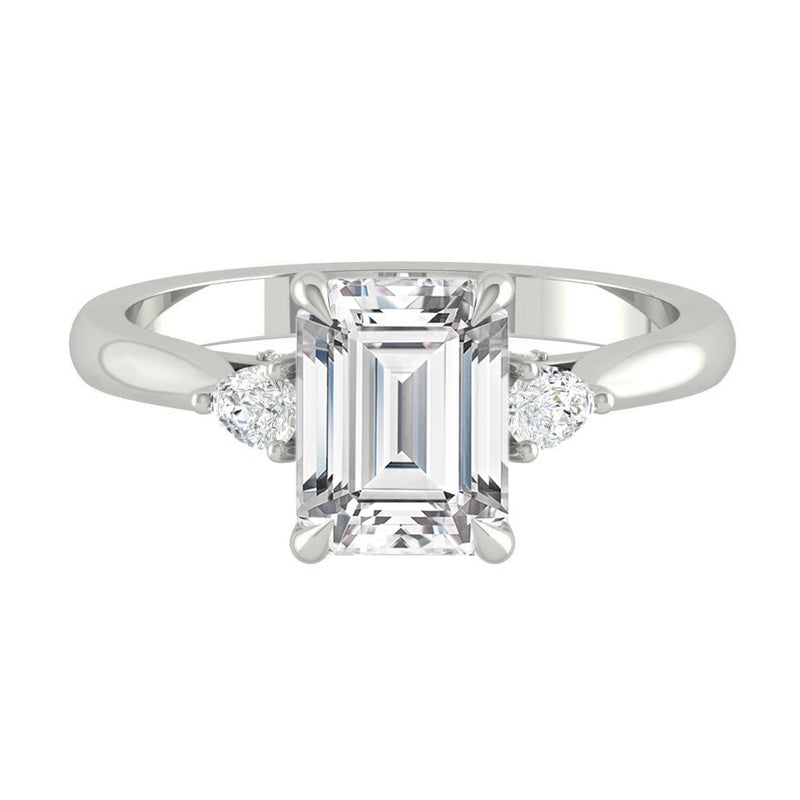 Lucce Sophia Emerald Moissanite