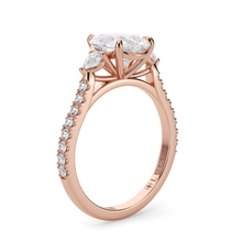 Load image into Gallery viewer, Lucce Sophia Pavé Pear Moissanite