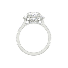 Load image into Gallery viewer, Lucce Sophia Pavé Princess Moissanite
