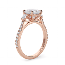Load image into Gallery viewer, Lucce Sophia Pavé Round Moissanite