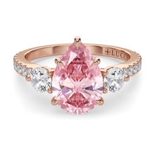 Load image into Gallery viewer, LUCCE SOPHIA™ Siena Pear ROSÉ™ Pink Diamond