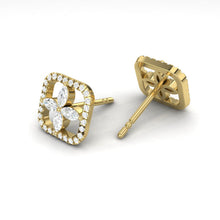 Load image into Gallery viewer, Lucce Constance Earrings Lab Diamond 18K Yellow Gold