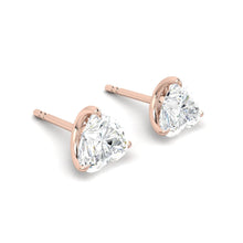 Load image into Gallery viewer, Jasmine Heart Earrings Lab Diamond
