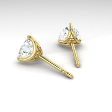 Load image into Gallery viewer, Jasmine Heart Earrings Lab Diamond
