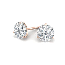 Load image into Gallery viewer, Jasmine Earrings Round Moissanite