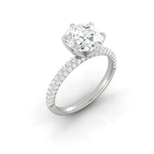 Load image into Gallery viewer, Lucce Lucia Luxe Pavé Round Moissanite