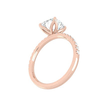 Load image into Gallery viewer, Lucce Lucia Pavé Cushion Moissanite