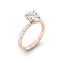 Load image into Gallery viewer, Lucce Lucia Pavé Pear Moissanite