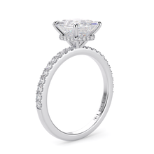 Load image into Gallery viewer, Lucce Verona Pave Cushion Moissanite