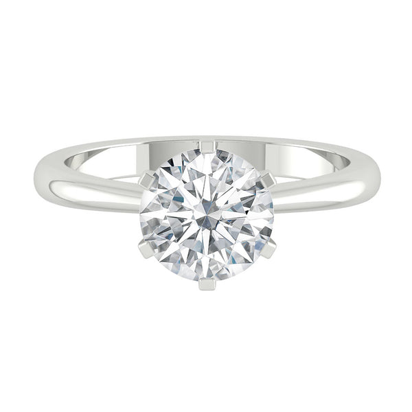Lucce Angela Round Moissanite