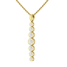 Load image into Gallery viewer, Lucce Carla Tapered Necklace Diamond