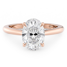 Load image into Gallery viewer, Lucce Azalea 4-Prong Oval Diamond