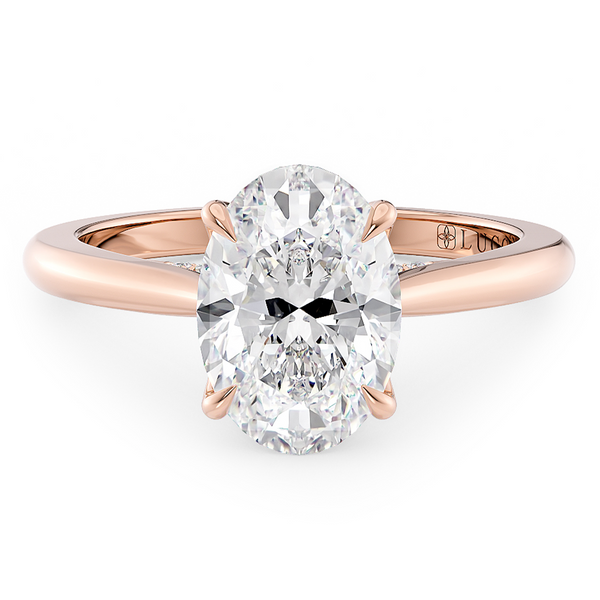 Lucce Azalea 4-Prong Oval Diamond