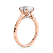 Load image into Gallery viewer, Lucce Azalea 4-Prong Oval Diamond