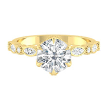 Load image into Gallery viewer, Lucce Christine Round Moissanite
