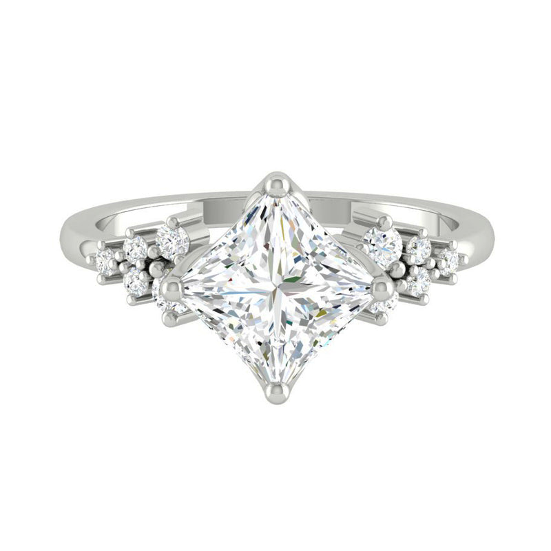 Lucce Ellia Princess Moissanite