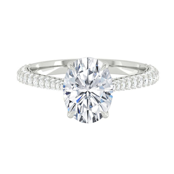 Lucce Azalea Luxe Oval Moissanite