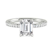 Load image into Gallery viewer, Lucia Pavé Emerald Platinum