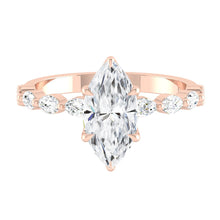 Load image into Gallery viewer, Paula Marquise Moissanite
