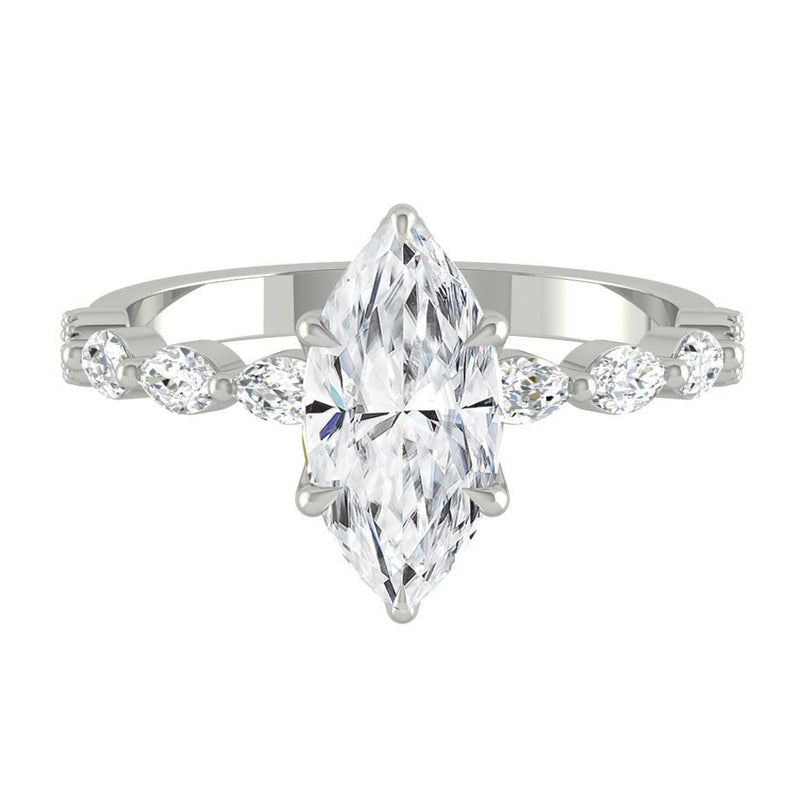 Paula Marquise Moissanite
