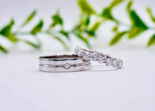 Load image into Gallery viewer, Civini Eternity Round Platinum