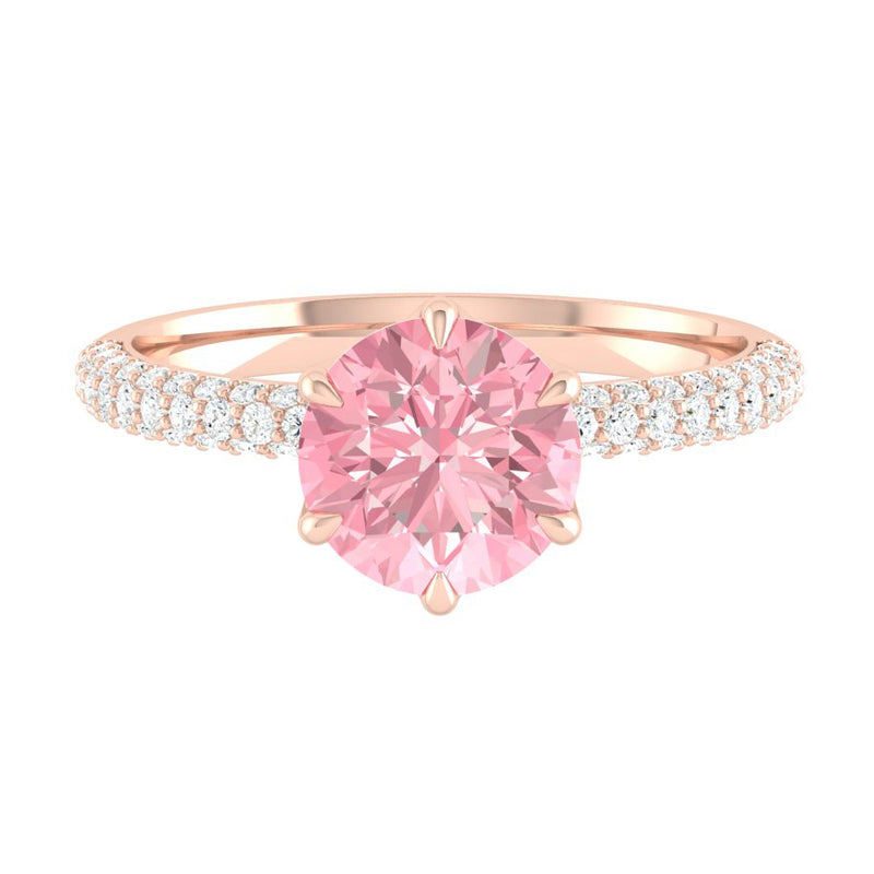 Tricia Pave Rosé Lab Diamond *new*