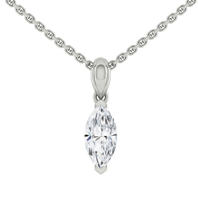Kaela Marquise Necklace Lab Diamond