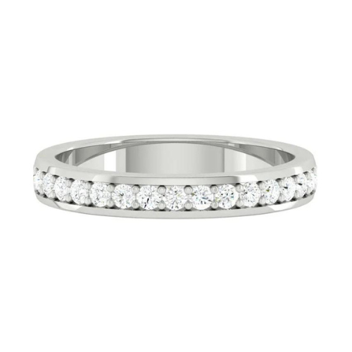 diamond half eternity ring