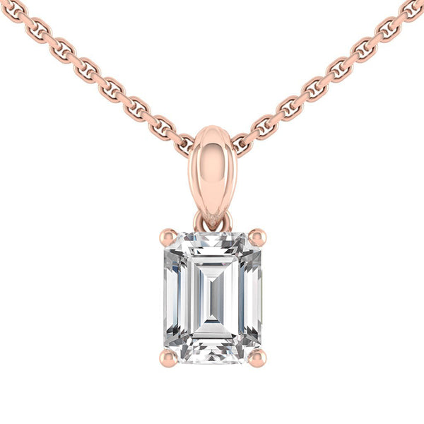 Lucce Kaela Necklace Emerald Diamond