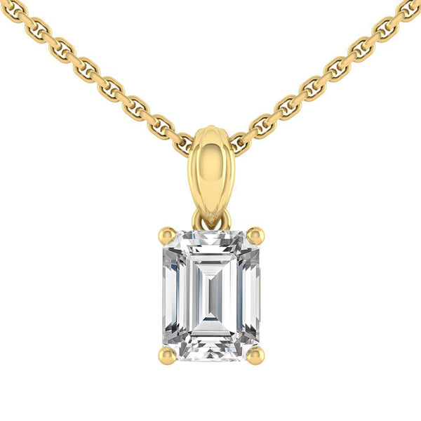 Lucce Kaela Necklace Emerald Diamond