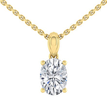 Load image into Gallery viewer, Lucce Kaela Necklace Oval Diamond