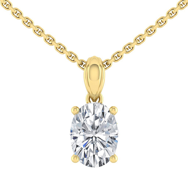 Lucce Kaela Necklace Oval Diamond