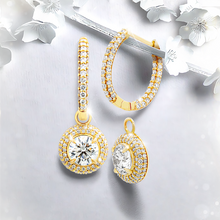 Load image into Gallery viewer, Lucce Montevalle Dangling Earrings Diamond