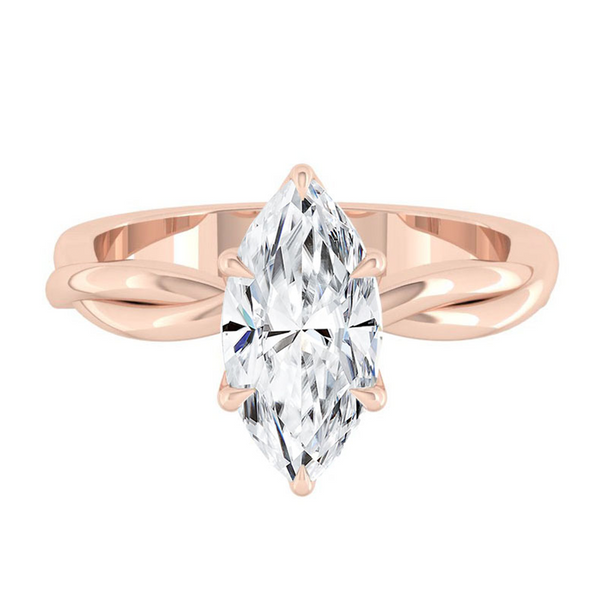 Lucce Fiore Solitaire Marquise Diamond