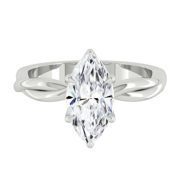 Lucce Fiore Solitaire Marquise Diamond