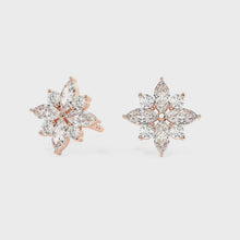 Load and play video in Gallery viewer, Constance Si Moissanite Earrings Moissanite