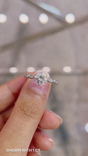 Load and play video in Gallery viewer, Moissanite Lab Diamond Engagement Ring Wedding Rings Manila Philippines