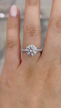 Load and play video in Gallery viewer, Azalea Luxe Round Diamond Platinum
