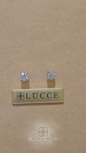 Load and play video in Gallery viewer, Lucce Kaela Round Earrings Natural Diamond 0.74CTW D VS1 Ex GIA Platinum