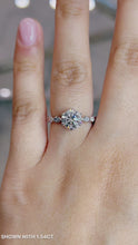 Load and play video in Gallery viewer, Lucce Christine Round Diamond