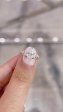 Load and play video in Gallery viewer, Lucce Ellia Pear Moissanite