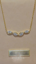 Load and play video in Gallery viewer, Lucce Constance Infini Necklace 1.00CTW Lab Diamond 18K Yellow Gold