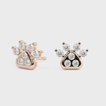 Load and play video in Gallery viewer, Lucce Zampa Earrings Diamond