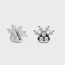 Load and play video in Gallery viewer, Lucce Zampa Earrings Diamond