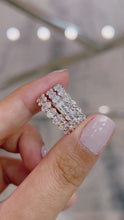 Load and play video in Gallery viewer, Rivera Oval 9-Stone Moissanite